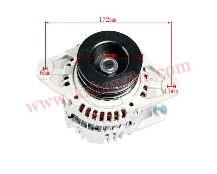 Forklift Spare Parts Double Groove 12v Alternator For Nissan TD27